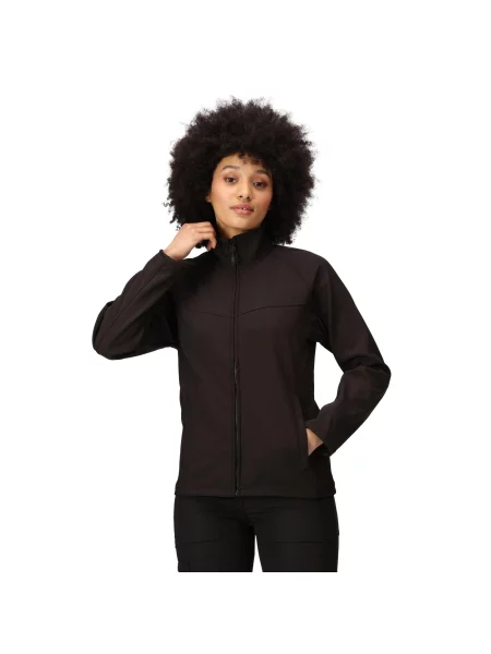 Kurtka wiatroodporna Softshell Czarny czarny czarna
