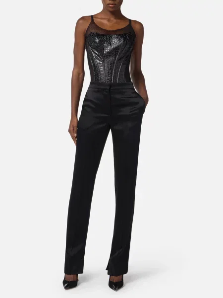 Брюки Elisabetta Franchi черные