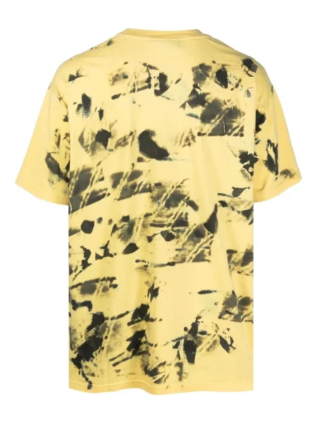 Tricou Mauna Kea cu imagine scurt galben