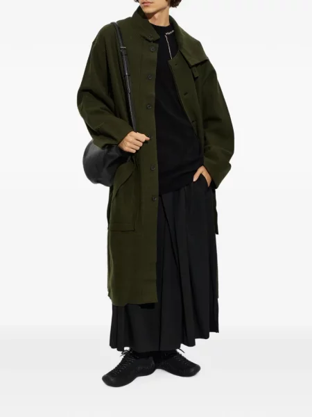 Pulover Yohji Yamamoto cu broderie negru