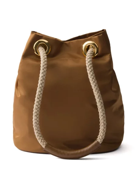 Geantă bucket Prada maro
