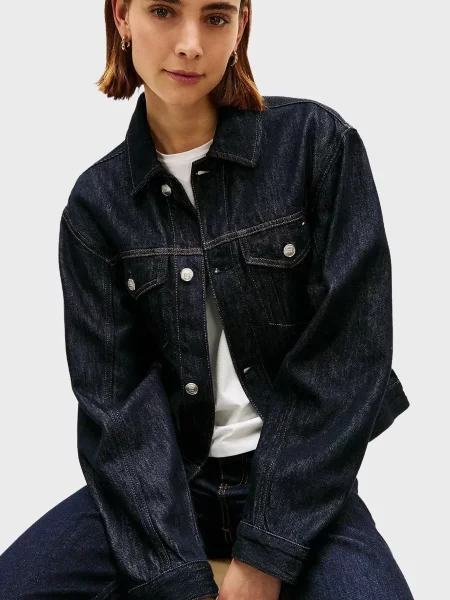 Джинсова куртка Tommy Hilfiger синя