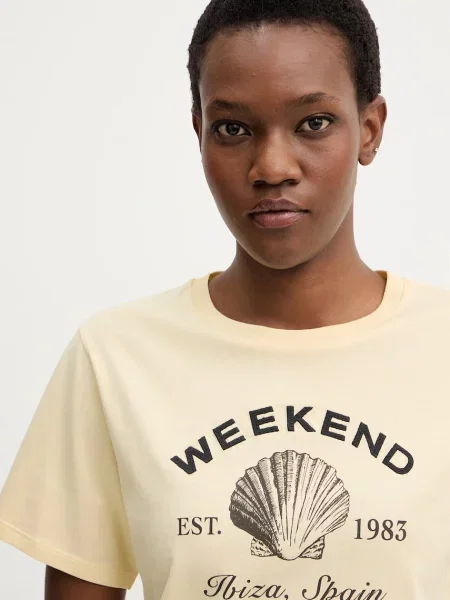 Weekend MaxMara Póló WKDBORA | Relaxed fit sárga