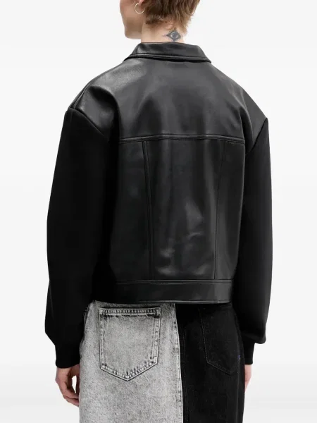 Geacă de blugi Karl Lagerfeld Jeans negru