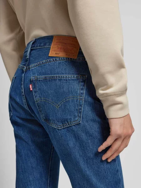 Jeansy z naszywką z logo model STONE WASH’ Levi's niebieskie