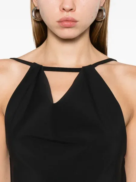 Rochie Róhe cu gât halter de costum negru