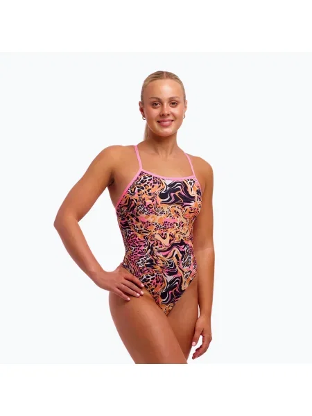 Дамски цял бански костюм Funkita Tie Me Tight One Piece tipsy Tiger