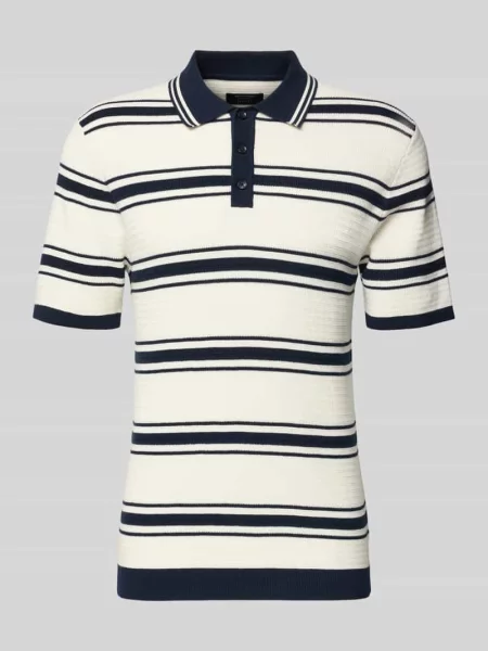 Koszulka polo o kroju slim fit z efektem dzianiny Mcneal