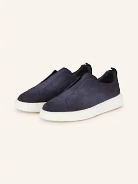 Santoni Slip-On Sneakersy Victory tmavě modrá