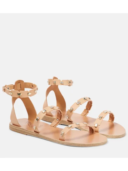 Sandale Ancient Greek Sandals din piele bej