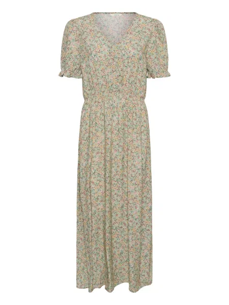 Cream Rochie CRTiah închis / galben deschis / verde deschis albastru