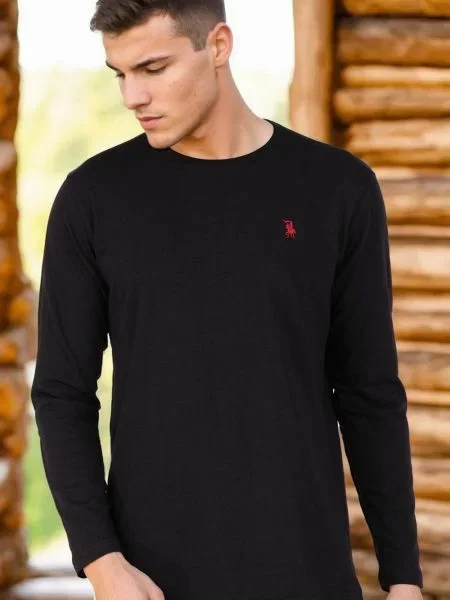 Tricou mânecă lungă Dewberry negru