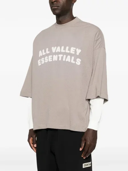 Мрежеста спортна тениска Fear Of God Essentials с принт