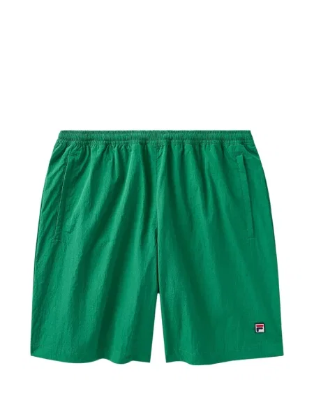 Pantaloni scurți Fila alergare cu autograf verde