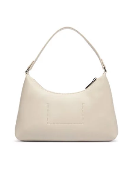 Kabelka Calvin Klein Foil Logo Small Shoulder Bag Krémová