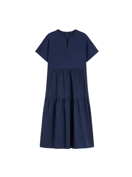 Weekend Max Mara Sukienki Kobieta L Max Mara Weekend Sukienki Blue niebieski
