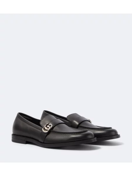 Pantofi loafer Gucci din piele negru