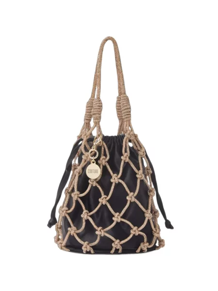 Geantă shopper Judith Leiber negru