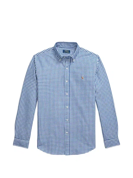 Tricou polo Polo Ralph Lauren cu glugă cu blană cu broderie roșu