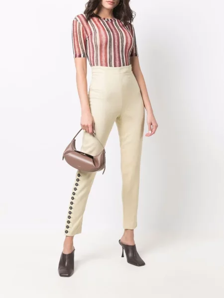 Průsvitné tričko Jean Paul Gaultier Pre-owned červené