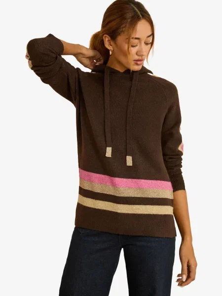 Love & roses Pulover / maro / roz bej