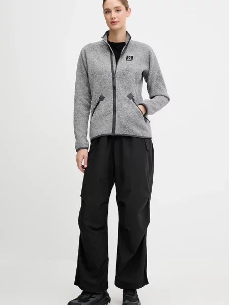 Однотонный свитер Haglofs серый