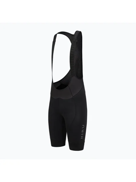 Olcsóbban. Férfi kerékpáros rövidnadrág HIRU Core Bibshort full black. Méret: S fekete