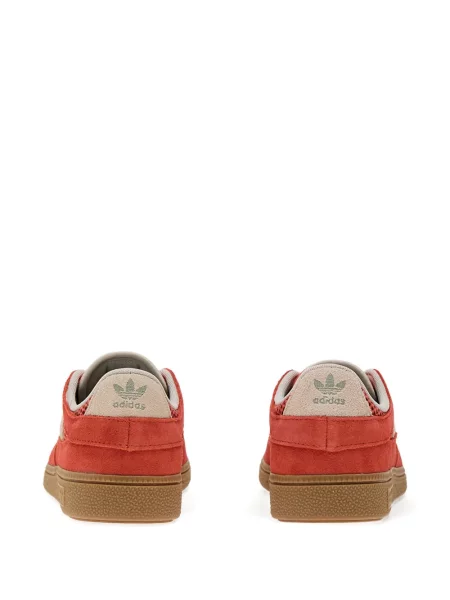 Sneakerși Adidas Samba din piele de căprioară roșu