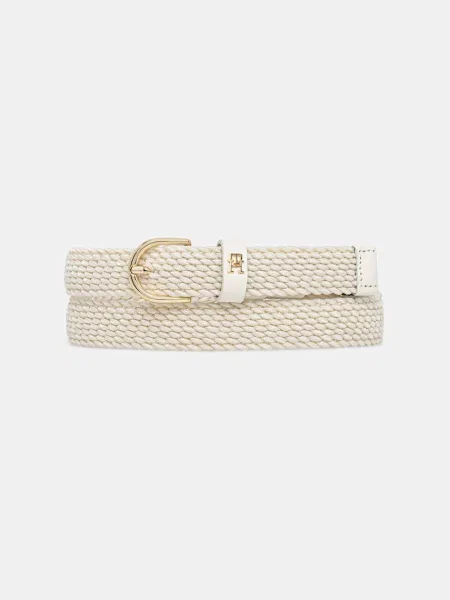 TOMMY HILFIGER Opasky ESSENTIAL EFFORTLESS krémová / zlatá béžová