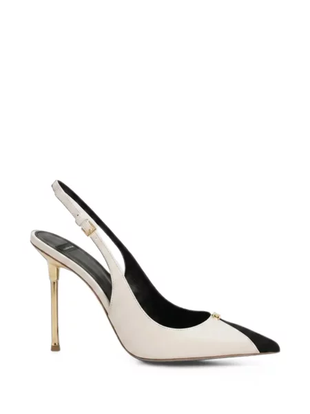 Pantofi cu toc Elisabetta Franchi din piele slingback