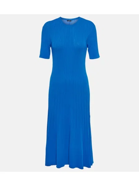 Rochie midi Joseph tricotate până la genunchi de costum albastru