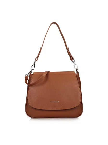 Кожаная сумка Toscanio коричневая