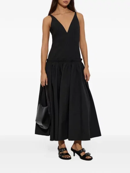 Rochie maxi Ami Paris de lână gri
