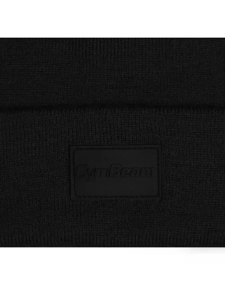 Czapka unisex beanie z akrylowej dzianiny Polar czarna