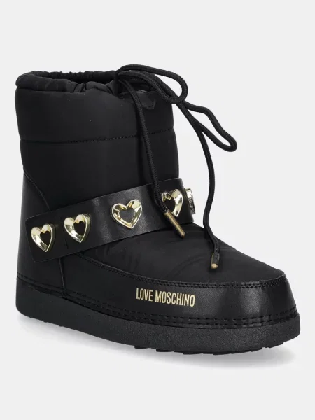 Cizme de zăpadă LOVE MOSCHINO negru