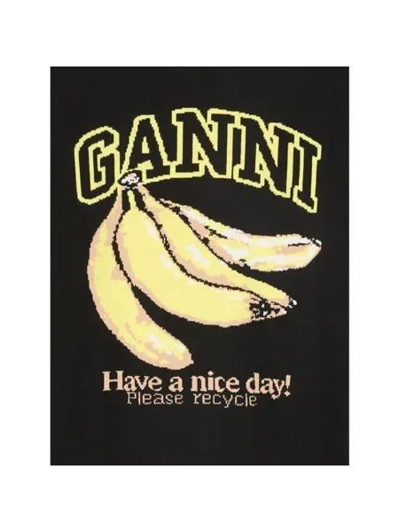 Sweter Ganni czarny