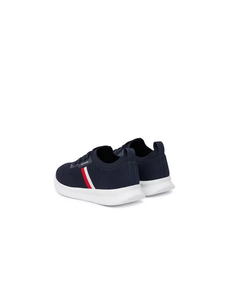 TOMMY HILFIGER Nizke superge mornarska / rdeča / bela modra
