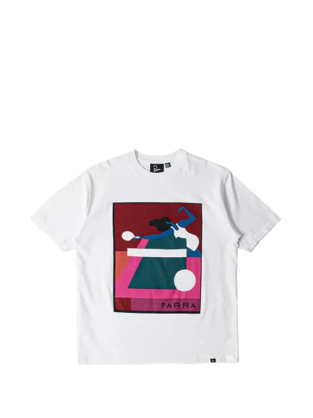 Tricou By Parra alb