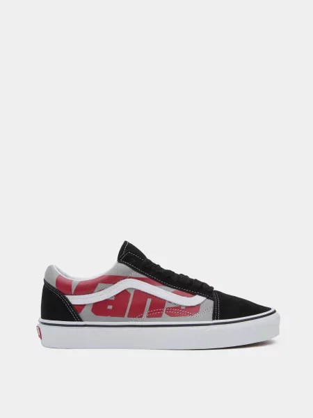 Кожаные кеды Vans черные