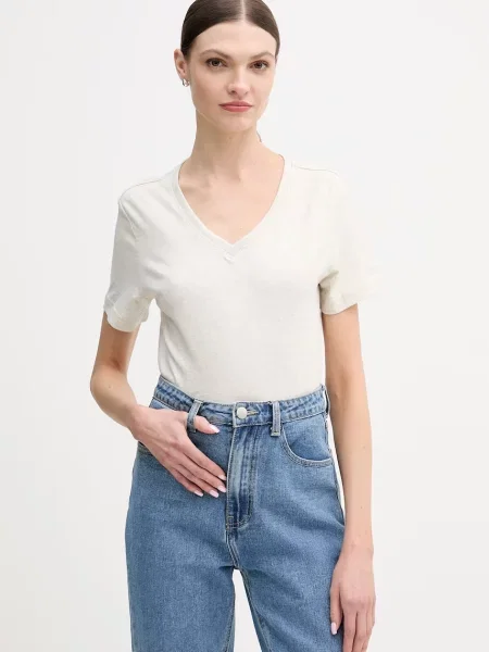 Calvin Klein Jeans tričko béžové