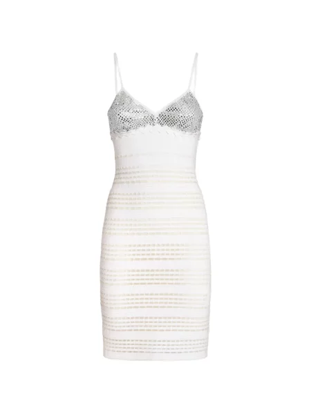 Mała mały sukienka mini Genny garniturowa biała