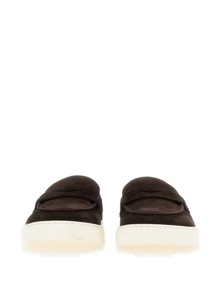 Pantofi loafer Doucal's din piele maro