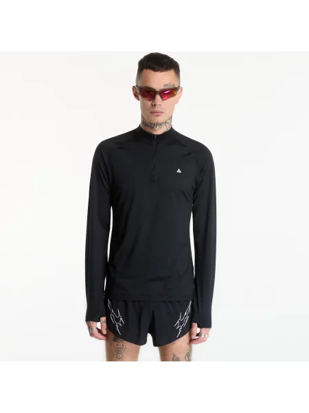 Tricou Nike ACG Wildsee Dri-FIT Long-Sleeve Hiking Top Black/ Summit White M alb