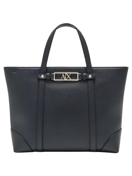 Geantă shopper Armani Exchange negru