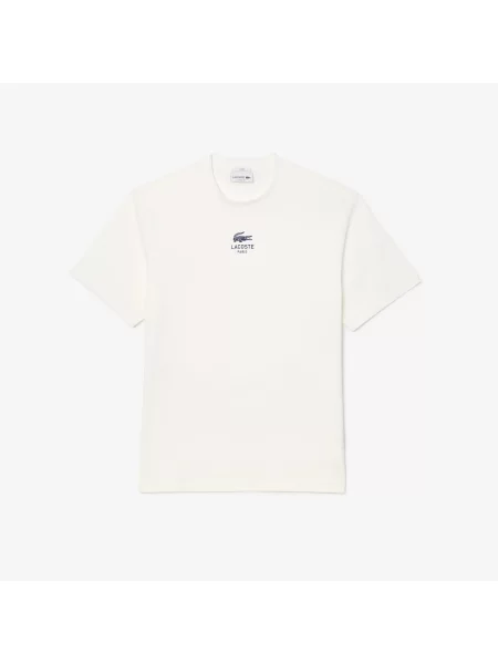 Lacoste футболка унісекс Classic fit біла