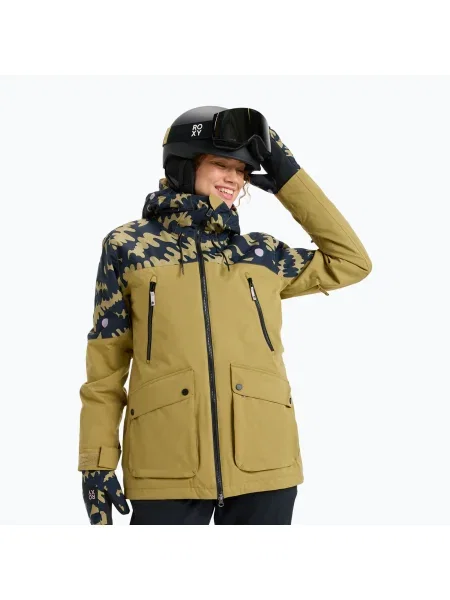 Geacă snowboard damă ROXY Stated fennel seed/big flower