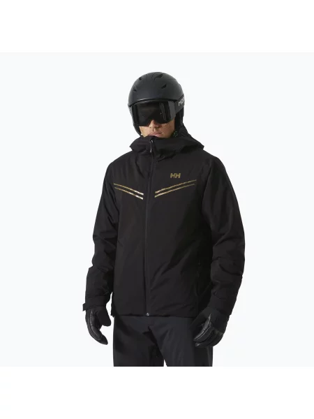 Geacă de schi pentru bărbați Helly Hansen Alpine Insulated black negru