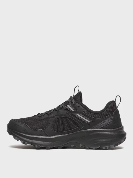 Широкие кроссовки для бега Saucony черные