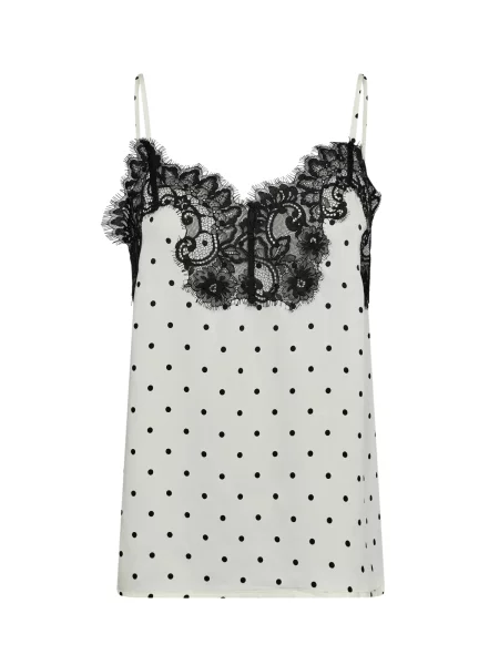 Co'couture Top AmeliCC murdar alb