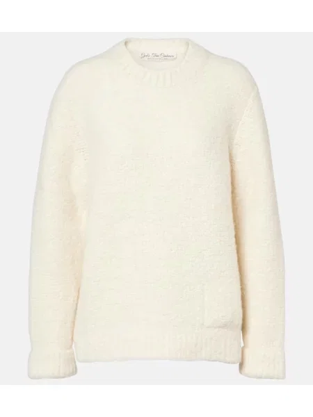 Pulover God's True Cashmere iz kašmirja bela